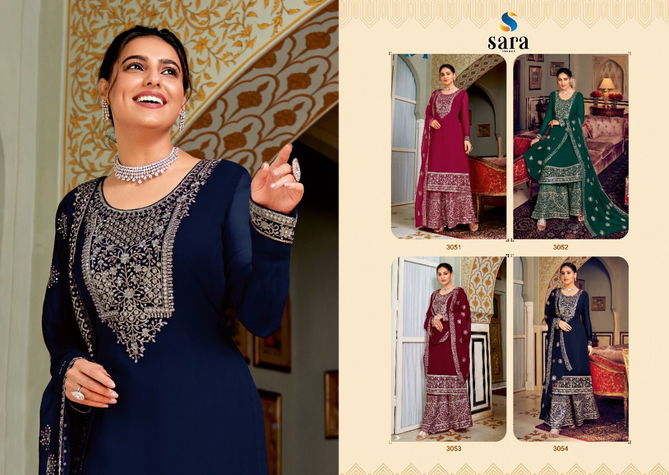 SARA MORNI New Exclusive Festive Wear Heavy Designer Salwar Suit Collection 